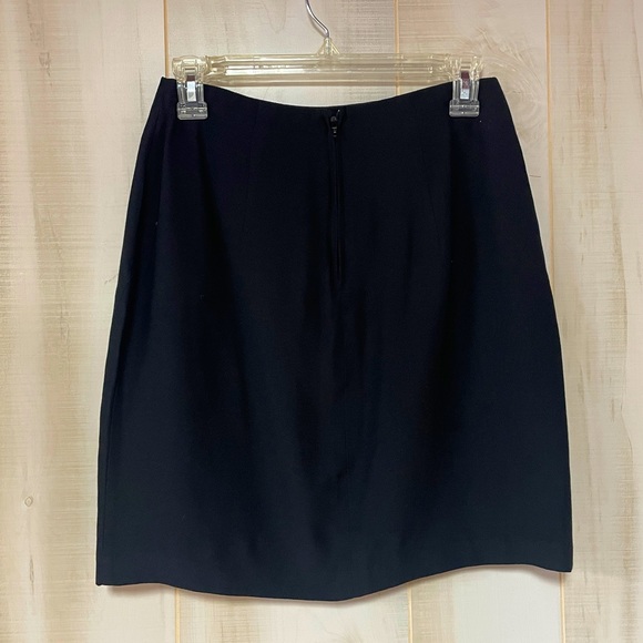 Hugo Buscati Vintage Classic Black Pencil Skirt Sz 6 - Picture 2 of 5